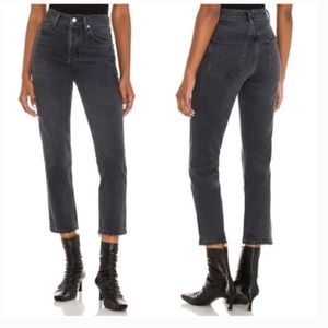 Agolde Black High-Waisted Jeans